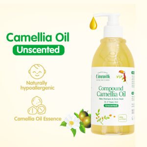 [Einmilk] Camellia Oil Baby Gentle Wash And Shampoo With Glycerin Head To Toe 2 In 1 480ml BSW210