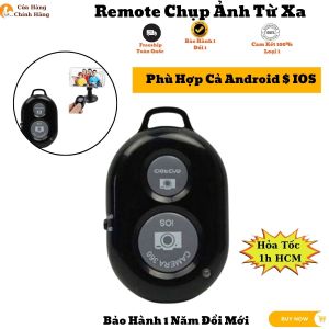 Remote Bluetooth Chụp Hình Điều Khiển Chụp Khoảng Cách Chụp Bán Kính 10m Gọn Nhẹ Sử Dụng Tiện Lợi Hello Store