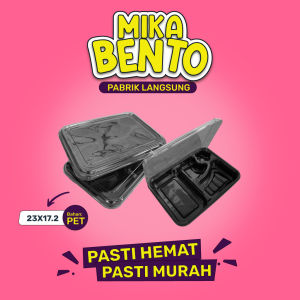 Mika Bento Sekat 4 Super Partisi Bento (Isi 50 Pcs-MKB4S)