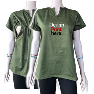 BTC KYLINE 10 BREASTFEEDING/NURSING STATEMENT BLOUSE "BE HAPPY" and "BE KIND" with PENDANT like neckband design. Fits from S-M up to L-XL.