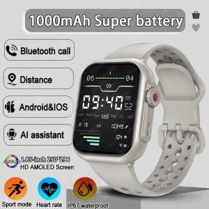 2025 Mới Cho Huawei Watch 1000 mAh Đồng Hồ Thông Minh Nam Nữ 185 inch HD Full Màn Hình Cảm Ứng IP68 Chống Nước Cuộc Gọi Bluetooth Đồng Hồ Thông Minh