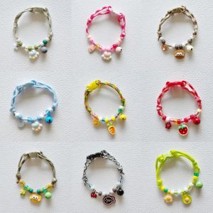 Cat Cute Colorful Collar Adjustable Footprint Necklace Collar Bell Dog Collar