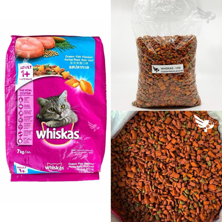 Whiskas Ocean Fish 1kg Repacked Dry Cat Food Cat Food