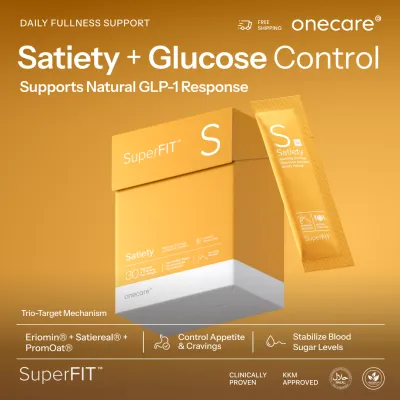 Onecare SuperFIT™ Satiety Natural Blood Sugar Control & Appetite Supplement Drink (30 Sachets)