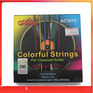 Alice AC107C Classical Guitar String Gitar Tali Colorful Nylon String 古典彩色吉他弦