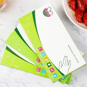 Disposable TPE Clear Plastic Gloves 100PCS ONE BOX Thickened Oil-proof and Waterproof Disposable Gloves for Kitchen Cooking Cleaning Home Food Handling Garden Cleaning