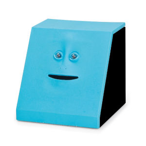 Piggy Bank Wacky Face Coin Eating Battery Powered Money Saving Box