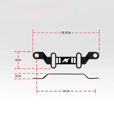 YAMAHA NMAX v1 v2 v3 AEROX v1 v2 Bracket Shooting LightI LED Light Holder Made in Indonesia GT68
