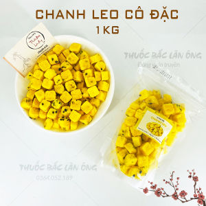 Viên chanh leo 1kg chanh dây cô đặc ăn vặt pha trà giúp bổ sung vitamin giải khát detox