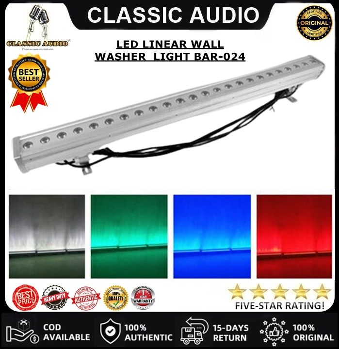 CLASSIC AUDIO LED LINEAR WALL WASHER LIGHT BAR-024 (ORIGINA) | Lazada PH