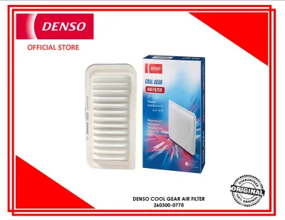 DENSO Cool Gear Air Filter 0770 for Toyota Vios 2002-2013 1NZFE 17801-0M010/17801-21030