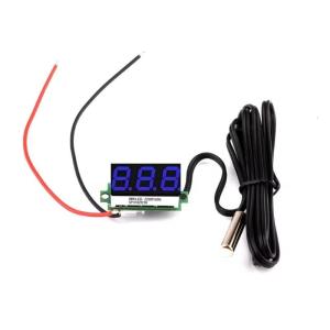 Precise Digital Thermometers Real Time Display Waterproof Probes 1meter Cable For Temperature Controller systems Heat Resist