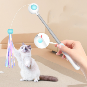 [HOT SALES] [SG STOCK]  2-in-1 Cat Toy Teaser & Laser !