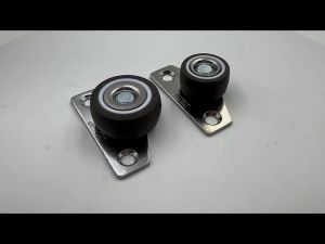 2pcs Caster WheelsSilent Rubber Furniture CastersDirectional Cartwheels For Trolley Drawer Kitchen Cabinets