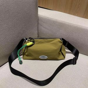 Crossbody Bag Portable Lightweight Cycling Simple Nylon Water Repellent Casual Fashion Sports Sling Durable Design