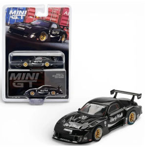 Mini GT 1/64 Mazda RX7 Lb Super Silhouette Liberty Walk Black Blister Packaging