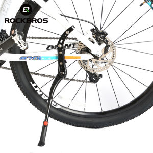 ROCKBROS Bicycle Bike Stand Kickstand Road Bike Parking MTB Racks Side Kick Stand Foot Adjustable 36-40.5cm Bike Accessories