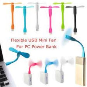 Kipas Portable Mini USB Laptop Powerbank PC Fleksibel Fan Murah Praktis Lucu Unik