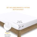 Bộ ga trải giường SLEEP MANTRA 100% ORGANIC COTTON hữu cơ chất vải percale mềm mại mát mẻ thoáng khí của Mỹ. 