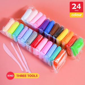 Polymer Dry Clay Light Soft Modeling Mud Plasticine DIY Children Toys Learning Slime Kids No-Toxic Arts Crafts Clay Toys