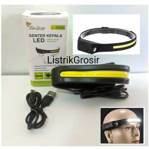Senter Kepala COB Strip Sensor Seluruh Perspektif Wave IPX4 Waterproof JinLong 5808A