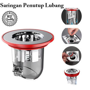 Penutup Lubang Saluran Air Kamar Mandi / Penyaring Kotoran Saluran Wastafel Anti Bau Anti Serangga / Saringan Pembuangan Westafel Kamar Mandi Termurah Terbaru Promo