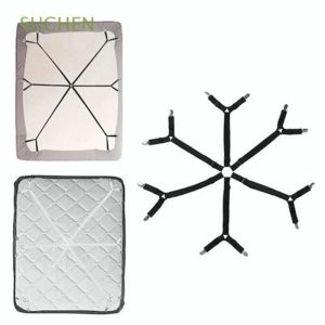 SUBTLE Bed Clip สายรัดมุมผ้าปูที่นอน สายรัดผ้าปูที่นอน สายรัดมุมเตียงนอน สายรัดมุมเตียง รัดผ้าคลุมเตียง มี 4 ชิ้น (1 เซต มี 4 เส้น)