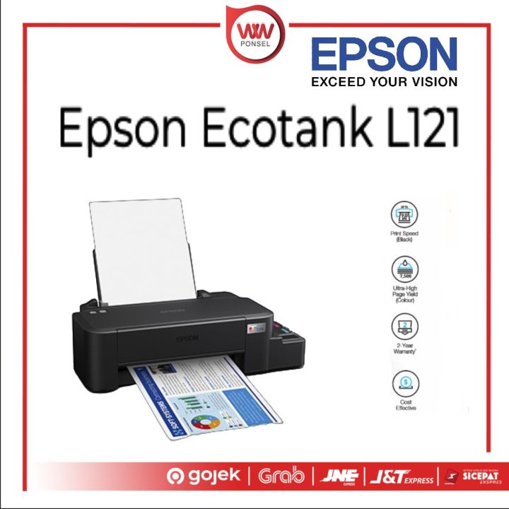 EPSON L121 EcoTank Printer (Only Print) | Lazada Indonesia