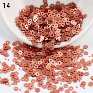 ALLUCK 2000pcs 4mm Fashion Pvc Shiny Round Embellishment Wedding Round Paillettes Paillette Loose Sequin Faceted Bead Sewing Accessaries