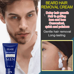 ครีมกำจัดขนของผู้ชาย Eelhoe สำหรับขนบนใบหน้าและเครา/ครีมกำจัดขนสำหรับผู้ชายกรูมมิ่งและการดูแลส่วนบุคคล