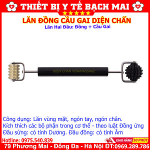 Lăn Đồng Cầu Gai Diện Chẩn - Lăn Hai Đầu Đồng Và Cầu Sừng