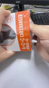 🔥Local Delivery🚚🔥abodos 85W Car Charger QC5.0 PD PPS Fast Charging  3 Port Type C USB Car Adapter AS-GS52 12V 24V