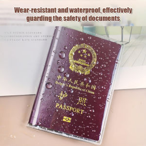 🔥No. 1🔥Waterproof wear-resistant passport case with card slots. Passport case passport cover card slots passport cover passport bag waterproof IPX8 water resistance.