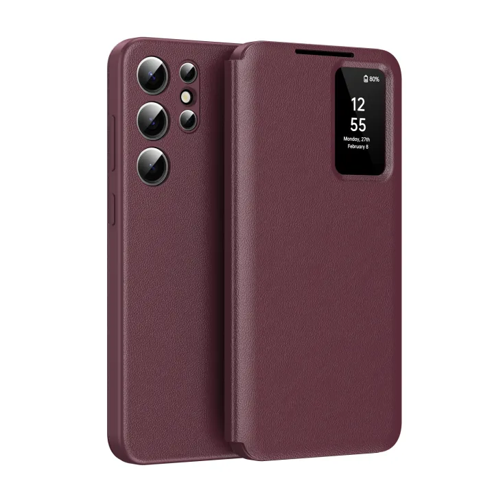 Samsung%20Galaxy%20S25/S25%20Plus/S25%20Ultra/S24%20Plus/S24%20Ultra%20Case,Smart%20Window%20Case%20with%20Card%20Slot%20-%20Image%209