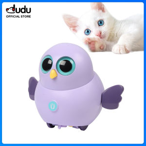 DUDU Pet Cat and Dog Cartoon Animal Toy Gift Magnetic Electric Walking Chick Toys Swinging Squad Chicken Toy for Pets