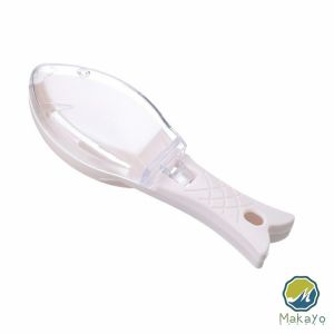 Makayo ที่ขูดถอดเกล็ดปลา อุปกรณ์ครัว  มีกล่องเก็บเกล็ดปลาไม่ให้เลอะ ของใช้ภายในครัว Fish scale scraper