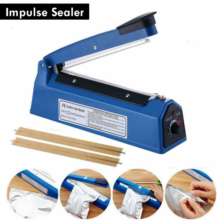 Impulse Sealer For Food Pack Packaging Plastic Bag Vacuum Heat Sealer  Machine Lazada PH