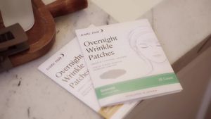 Toute Nuit Grooves Face Tape - Max Forehead Coverage 20ct - Made in USA Reusable precision-fit forehead patch