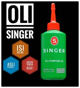 Oil Singer Minyak Jahit / Minyak Mesin Jahit SINGER Pelumas Oli Multifungsi