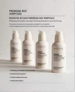 美容液 BOOM DE AH DAH PREMIUM 4GF AMPOULE 80ml BOOMDEAHDAH Premium 4GF Ampoule | Ingredients & Benefits
