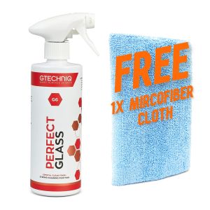 GTECHNIQ G6 Perfect Glass - 500 ml - Leaves No Smears or Streaks on Auto Windscreen / Glass