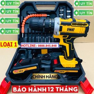MÁY KHOAN BÊ TÔNG 36V TẶNG KÈM BỘ PHỤ KIỆNMÁY KHOAN BÚA ĐẦY ĐỦ PHỤ KIỆN CÓ BẢO HÀNH
