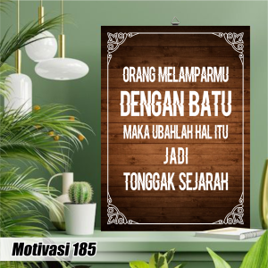 quote bingkai hiasan dinding / walldecor 15x20 / hiasan dinding cafe