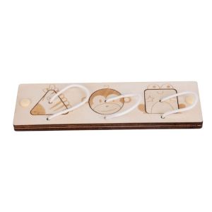 GINKG Montessori Busy Board DIY Puzzle Toy Hand Grasping Ability Training Busy Board DIY Clock Toy Sensory Toys Hands-on Busy Board Accessories Educational Toys
