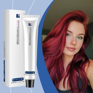 new Easy To Use Red Semi Permanent Hair Care Styling Tint Hair Cream Hair Coloring Dye Tools hot