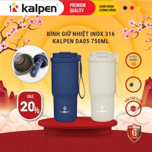 Cốc giữ nhiệt inox 304 Kalpen 750ml hàng chính hãng