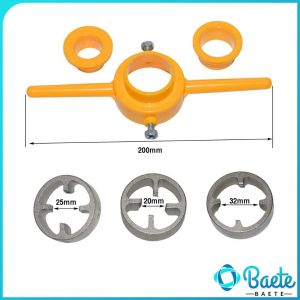 Baete PVC Pipe Threader NPT Thread Tap Die Kit Set Plumbing PVC Thread Tool