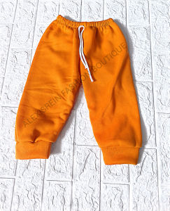 JOGGER PANTS PLAIN FOR KIDS TERRY BRUSH FABRICS