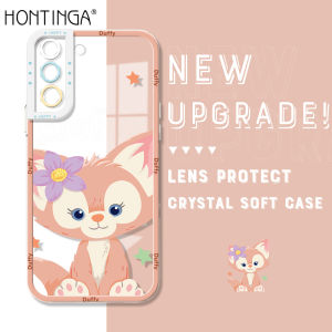 Hontinga Casing Case For Samsung Galaxy S22 Ultra 5G S21 Ultra S22 Plus 5G S22+ 5G S21 plus S21 FE 5G S20 FE 5G Case Transparent Clear Case Cute Lovely LinaBell Soft Silicone Full Cover Rubber Cases Back Cover Phone Casing Softcase For Girls