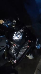 ARM Full CNC Star Desing Universal Radiator Cap Cover Motorcycle For NMAX/AEROX/CLICK/PCX/ADV ETC
